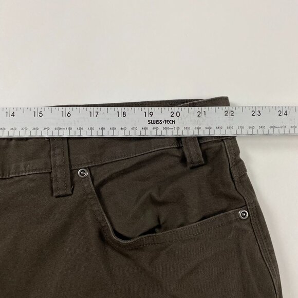 Duluth Trading Co Flex Fire Hose Pants Mens 46 x 32 Actual 44 x 30.5 Brown - Picture 8 of 12